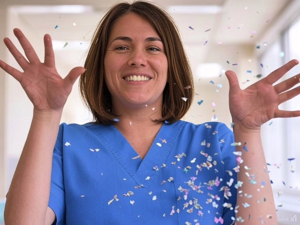 Nurse Celebrating AI in Nursing